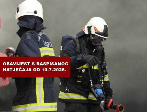 Obavijest o daljnjem tijeku natječajnog postupka – liječnički pregled
